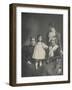 Women and Girl 1890s-null-Framed Photographic Print