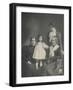 Women and Girl 1890s-null-Framed Photographic Print