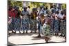 Women and Men Dancing in Traditional Dress, Benguela, Angola-Alida Latham-Mounted Photographic Print