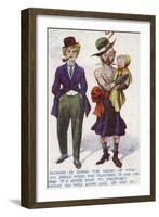 Women and Men's Role Reversal-null-Framed Giclee Print