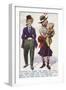 Women and Men's Role Reversal-null-Framed Giclee Print