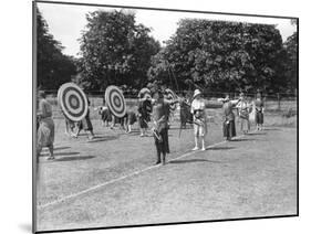 Women Archers-null-Mounted Photographic Print