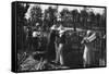 Women Assigned to Trench Works-null-Framed Stretched Canvas