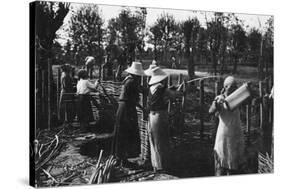 Women Assigned to Trench Works-null-Stretched Canvas