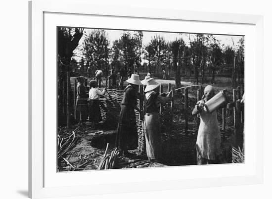 Women Assigned to Trench Works-null-Framed Photographic Print