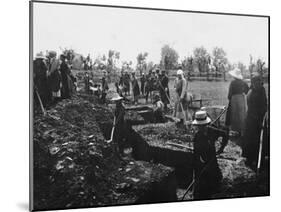 Women Assigned to Trenches Works-null-Mounted Photographic Print