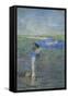 Women at River-Giovanni Segantini-Framed Stretched Canvas