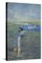 Women at River-Giovanni Segantini-Stretched Canvas