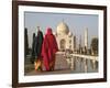 Women at Taj Mahal on River Yamuna, India-Claudia Adams-Framed Photographic Print