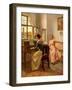 Women at the piano-Eduard Niczky-Framed Giclee Print