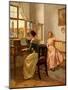 Women at the piano-Eduard Niczky-Mounted Giclee Print