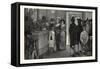 Women at the Polls in New Jersey in the Good Old Times-Howard Pyle-Framed Stretched Canvas