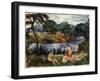 Women at the River, 19th or Early 20th Century-Gustave Colin-Framed Giclee Print