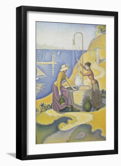 Women at the Well (Femmes Au Puit)-Paul Signac-Framed Giclee Print