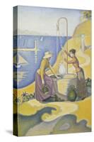 Women at the Well (Femmes Au Puit)-Paul Signac-Stretched Canvas