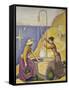 Women at the Well, Opus 238, c.1892-Paul Signac-Framed Stretched Canvas