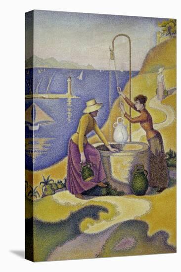 Women at the Well, Opus 238, c.1892-Paul Signac-Stretched Canvas