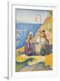 Women at the Well-Paul Signac-Framed Giclee Print