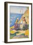 Women at the Well-Paul Signac-Framed Giclee Print