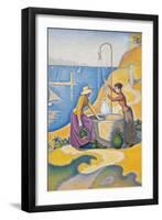 Women at the Well-Paul Signac-Framed Giclee Print