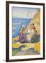 Women at the Well-Paul Signac-Framed Art Print