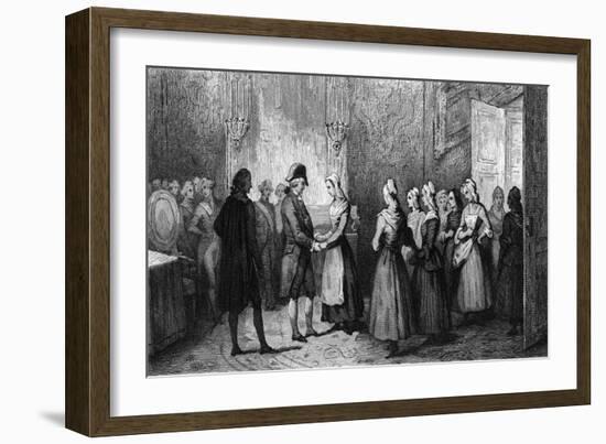 Women at Versailles-Ary Scheffer-Framed Art Print