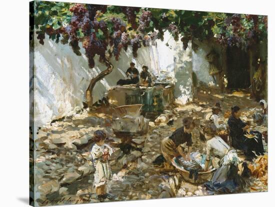 Women at Work-John Singer Sargent-Stretched Canvas