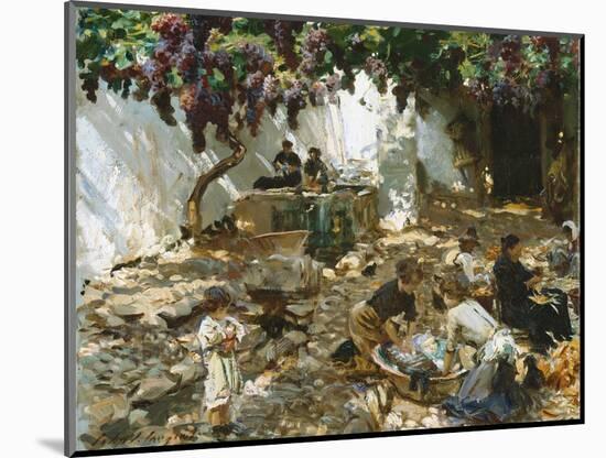 Women at Work-John Singer Sargent-Mounted Giclee Print