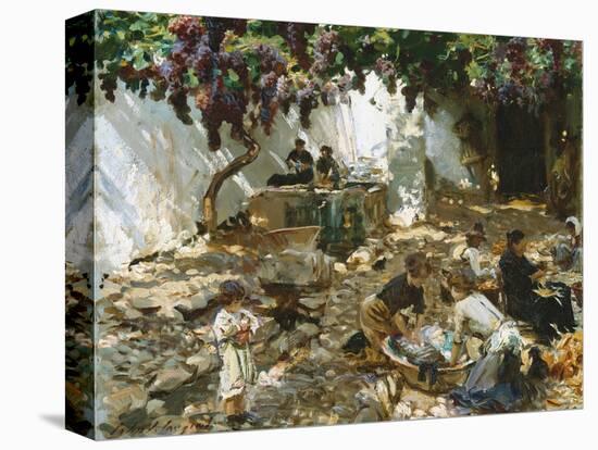 Women at Work-John Singer Sargent-Stretched Canvas