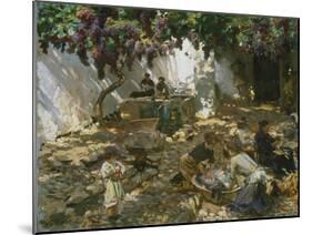 Women at Work-John Singer Sargent-Mounted Giclee Print