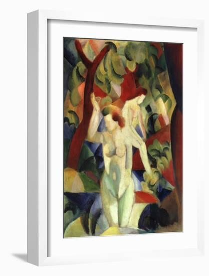 Women Bathing 1913-Auguste Macke-Framed Giclee Print