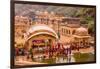 Women Bathing in Cistern, Jaipur, Rajasthan, India, Asia-Laura Grier-Framed Photographic Print