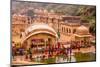Women Bathing in Cistern, Jaipur, Rajasthan, India, Asia-Laura Grier-Mounted Photographic Print