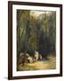 Women Bathing in the Park of Terni-Carl Blechen-Framed Giclee Print