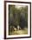 Women Bathing in the Park of Terni-Carl Blechen-Framed Giclee Print