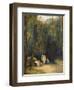 Women Bathing in the Park of Terni-Carl Blechen-Framed Giclee Print