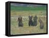 Women Bathing-Paul Gauguin-Framed Stretched Canvas