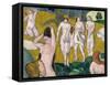 Women Bathing-Émile Bernard-Framed Stretched Canvas