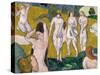 Women Bathing-Émile Bernard-Stretched Canvas