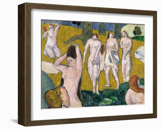 Women Bathing-Émile Bernard-Framed Giclee Print