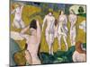 Women Bathing-Émile Bernard-Mounted Giclee Print