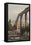 Women Beneath the Roman Aqueduct at Maddaloni-Giacinto Gigante-Framed Stretched Canvas