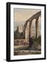 Women Beneath the Roman Aqueduct at Maddaloni-Giacinto Gigante-Framed Giclee Print