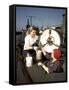 Women Building Submarines at Electric Boat Co., New London, Conn-Bernard Hoffman-Framed Stretched Canvas