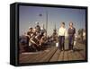 Women Building Submarines at Electric Boat Co, New London, Connecticut-Bernard Hoffman-Framed Stretched Canvas