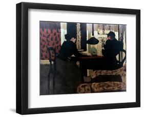 Women by Lamplight, 1892-Edouard Vuillard-Framed Giclee Print