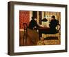 Women by Lamplight, 1892-Edouard Vuillard-Framed Giclee Print