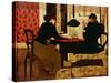 Women by Lamplight, 1892-Edouard Vuillard-Stretched Canvas