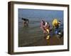 Women by the River Niger, Segou, Mali, Africa-Bruno Morandi-Framed Photographic Print