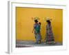 Women Carrying Basket on Head, Antigua, Guatemala-Keren Su-Framed Photographic Print